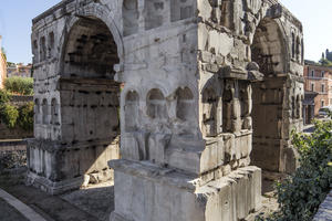 Arch of Janus after restoration, July 2017.