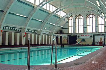 The second-class pool at Moseley Road Baths in Birmingham. 